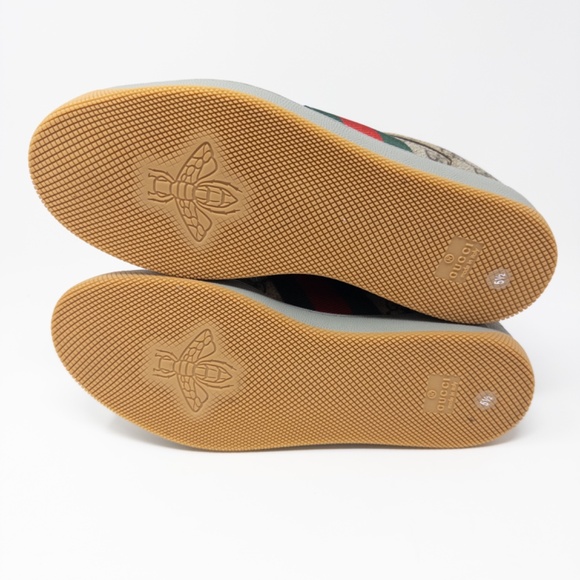 Gucci Screener Low Top GG Supreme Mens Sneaker Size UK 5.5 EU 39.5 US 6 - Picture 8 of 10